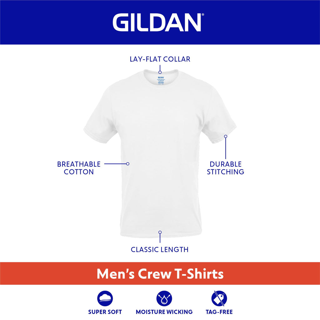 Gildan Men's Crew T-Shirts, Multipack, Style G1100