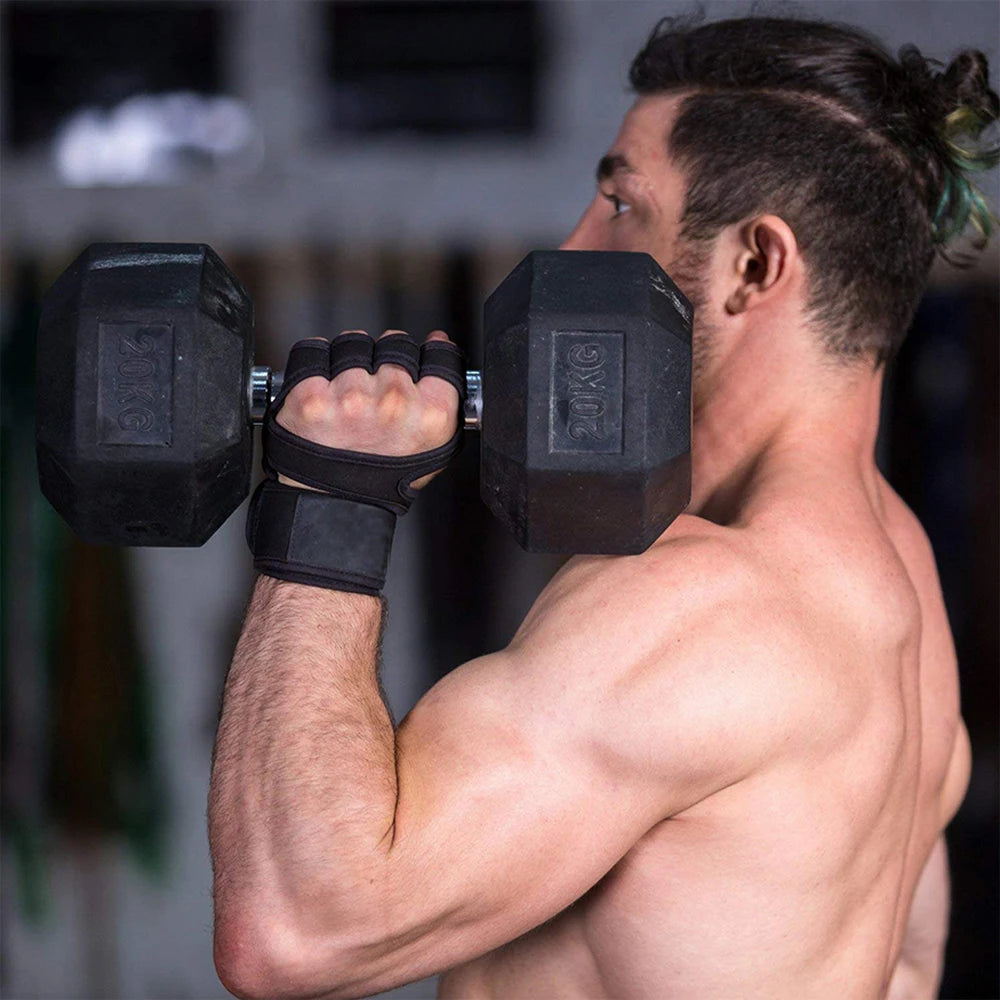 Guantes Deportivos para Gym Hombre y Mujer – Protección de Palma y Muñeca