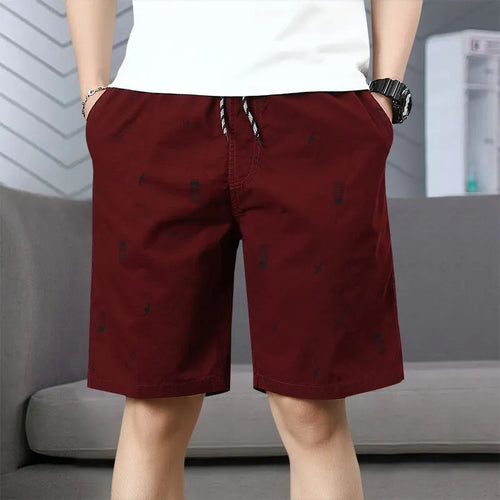 Bermuda de Algodón para Hombre con Cordón