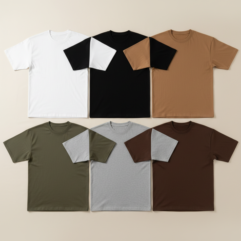 Flat lay colores